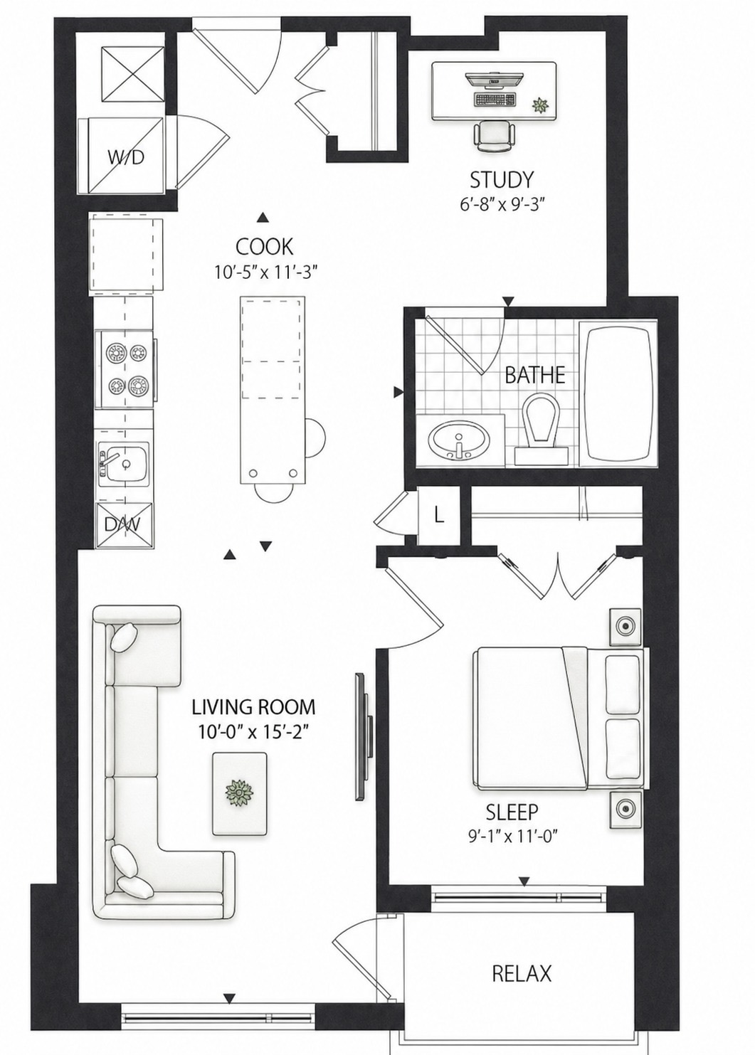 Suite 407 floor plan